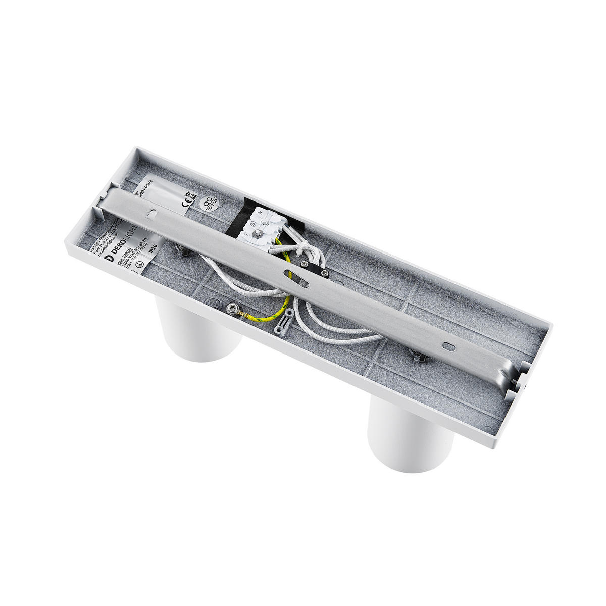 DECKENSTRAHLER - Weiss, Design, Metall (30/9/12,5cm)