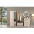 GARDEROBE 6-teilig  in 264/202/38 cm  - Kaschmir/Eichefarben, Design, Holzwerkstoff/Textil (264/202/38cm) - Xora