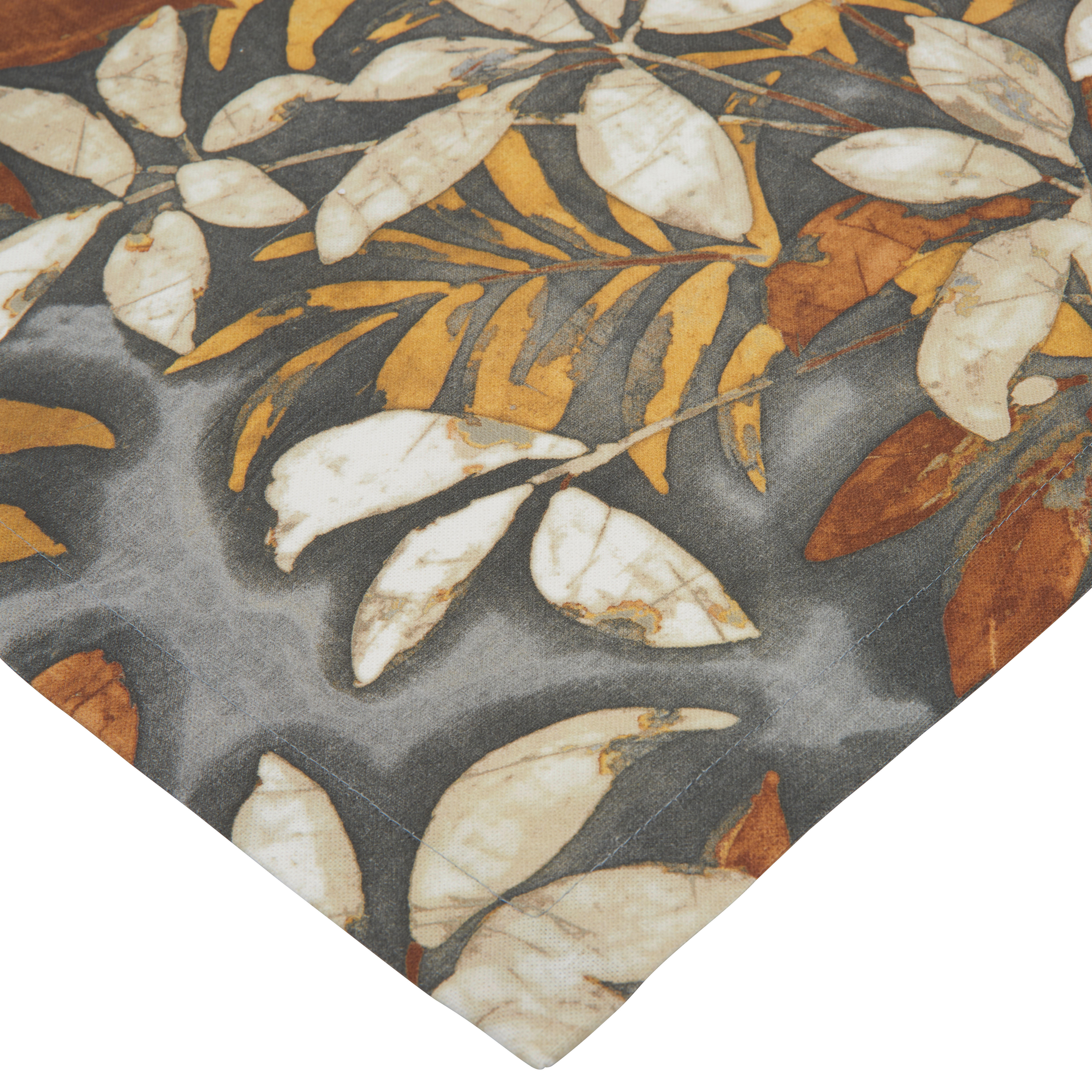 TISCHDECKE Textil Weiß, Hellgrau, Hellbraun 85/85 cm  - Hellbraun/Hellgrau, Basics, Textil (85/85cm) - Esposa
