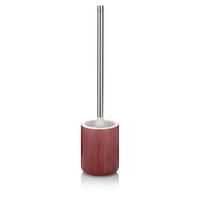 WC-BÜRSTENGARNITUR - Edelstahlfarben/Rot, Basics, Keramik/Kunststoff (10/45cm) - Kela