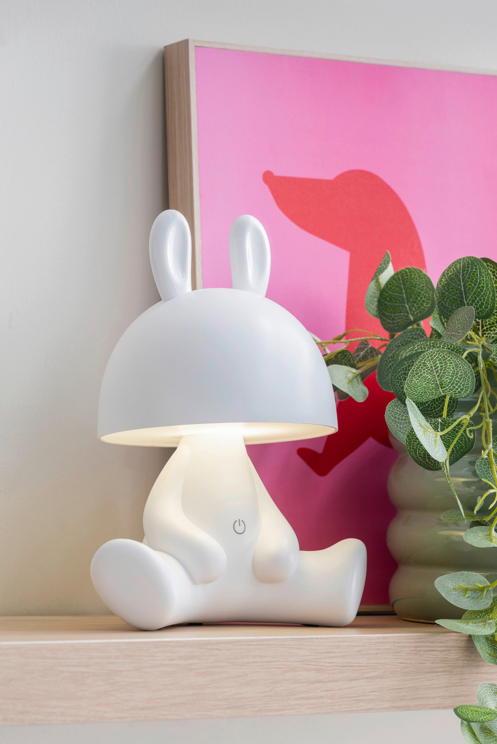 KINDERTISCHLEUCHTE Bunny  - Weiß, KONVENTIONELL, Kunststoff (22/27/17cm) - Leitmotiv