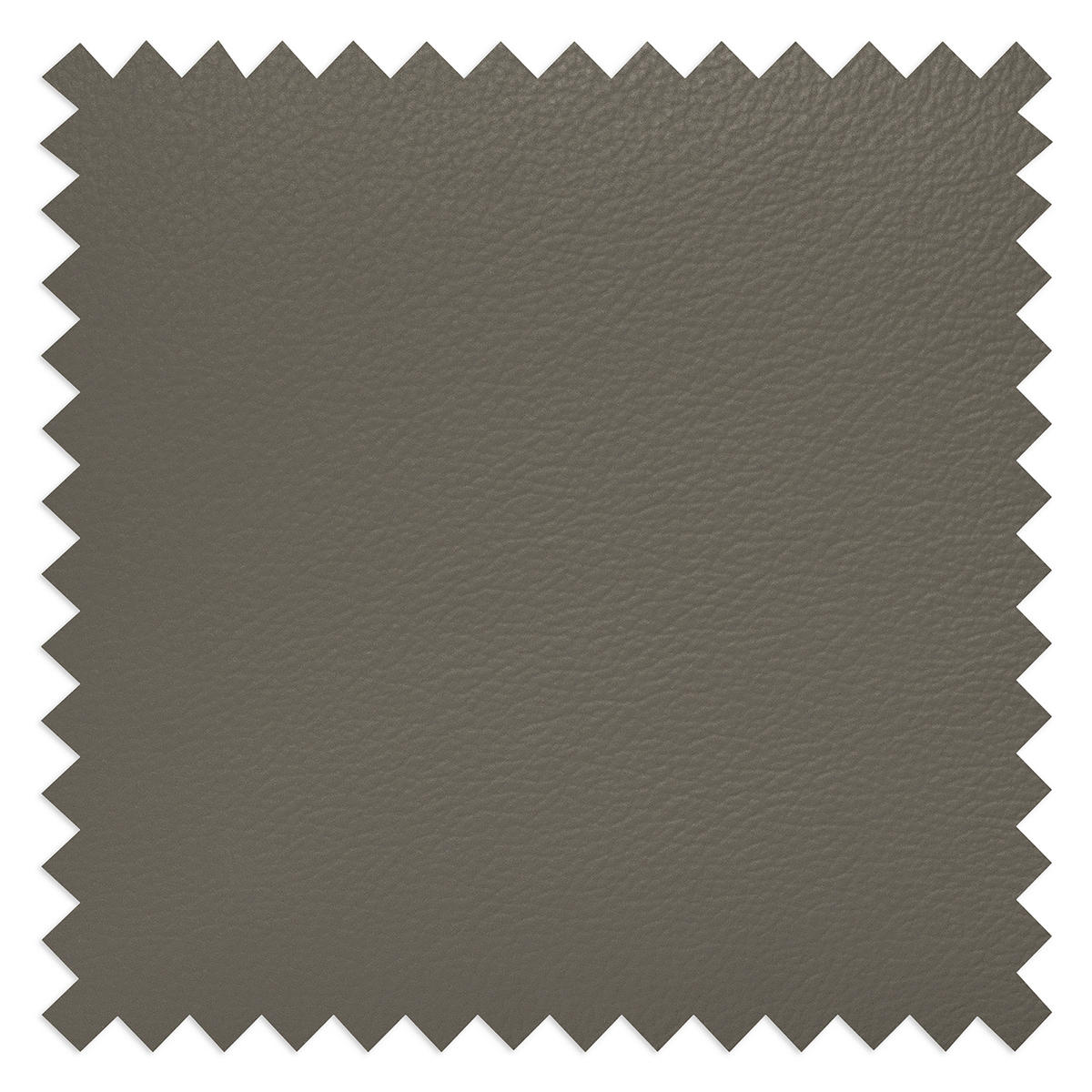 WOHNLANDSCHAFT  in Kombination Echtleder/Lederlook Schlammfarben  - Schlammfarben, Leder/Metall (211/262cm) - Celina Home