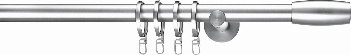 Galerie Perdea 200 cm  - argintiu, Basics, metal (200cm) - Homeware