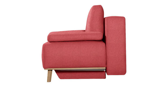 BOXSPRINGSOFA in Rot - Rot, MODERN, Holz/Textil (203/97/107cm) - Dieter Knoll