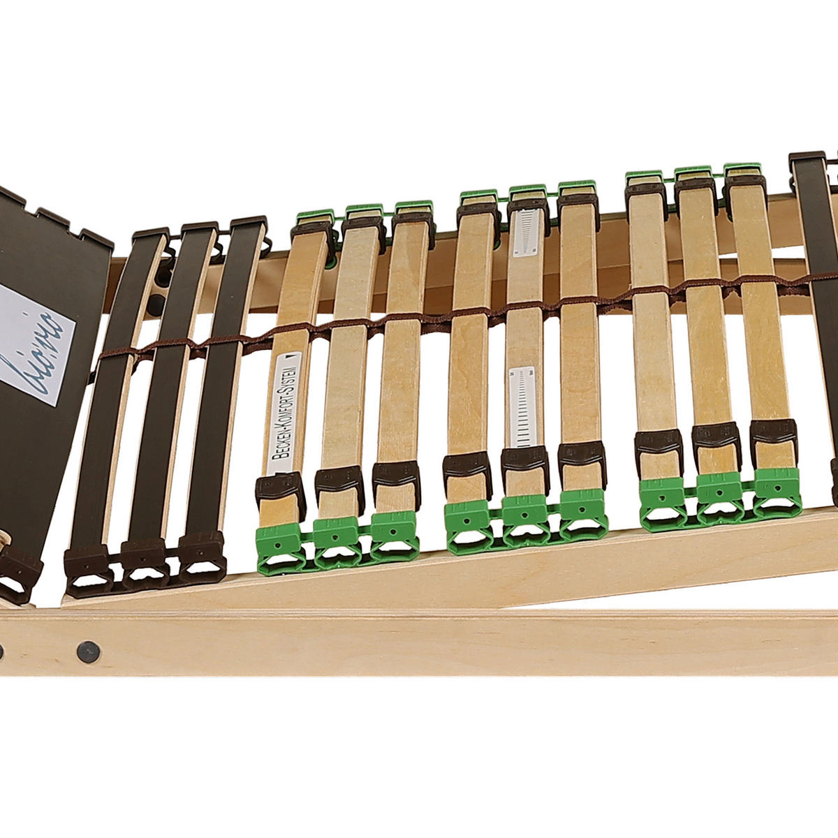 LATTENROST 140/200 cm  - Naturfarben/Braun, Basics, Holz/Kunststoff (140/200cm) - Bio:Vio