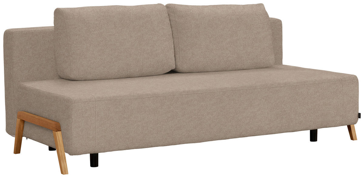 SCHLAFSOFA in Textil Beige  - Beige/Naturfarben, Design, Holz/Textil (211/88/102cm) - Niels Andersson