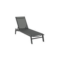 LEŽALJKA  antracit  metal, tekstil      - antracit, Design, metal/tekstil (55/92/164cm) - Ambia Garden