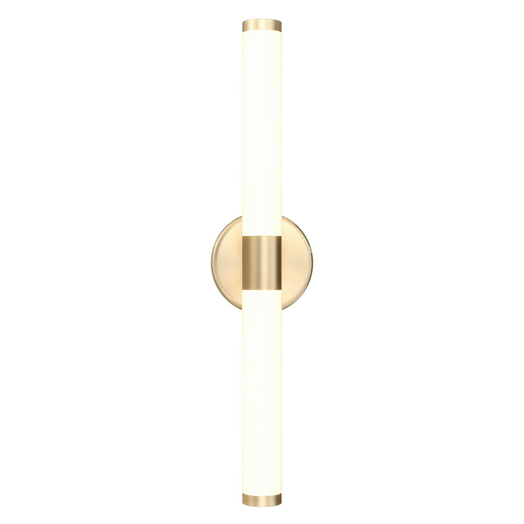 WANDLEUCHTE - Goldfarben, Trend, Kunststoff/Metall (3/35,6cm) - MAYTONI