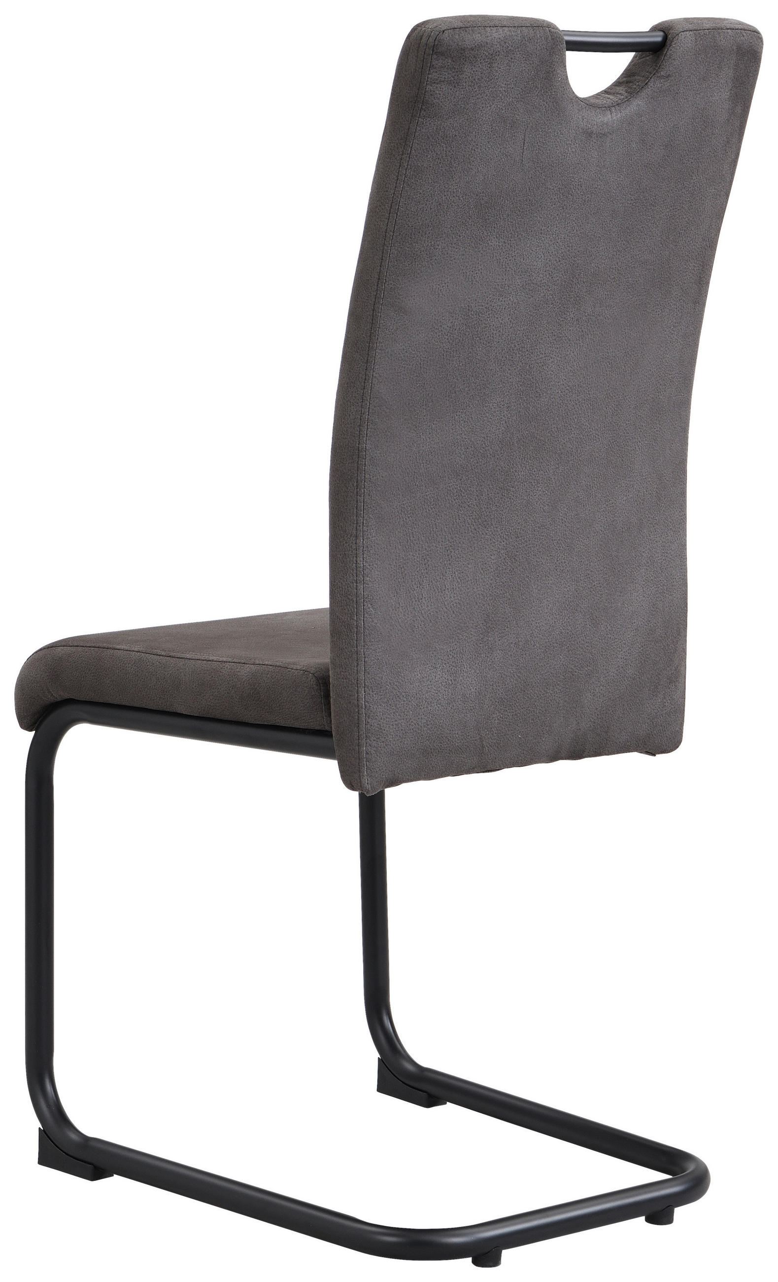 SCHWINGSTUHL  in Eisen Webstoff  - Anthrazit/Beige, Design, Textil/Metall (43/99/58cm) - Boxxx