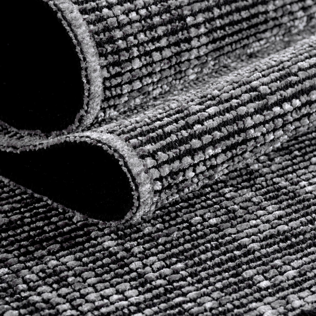 FLACHWEBETEPPICH 140/200 cm Space Grau  - Grau, Basics, Textil (140/200cm) - Novel