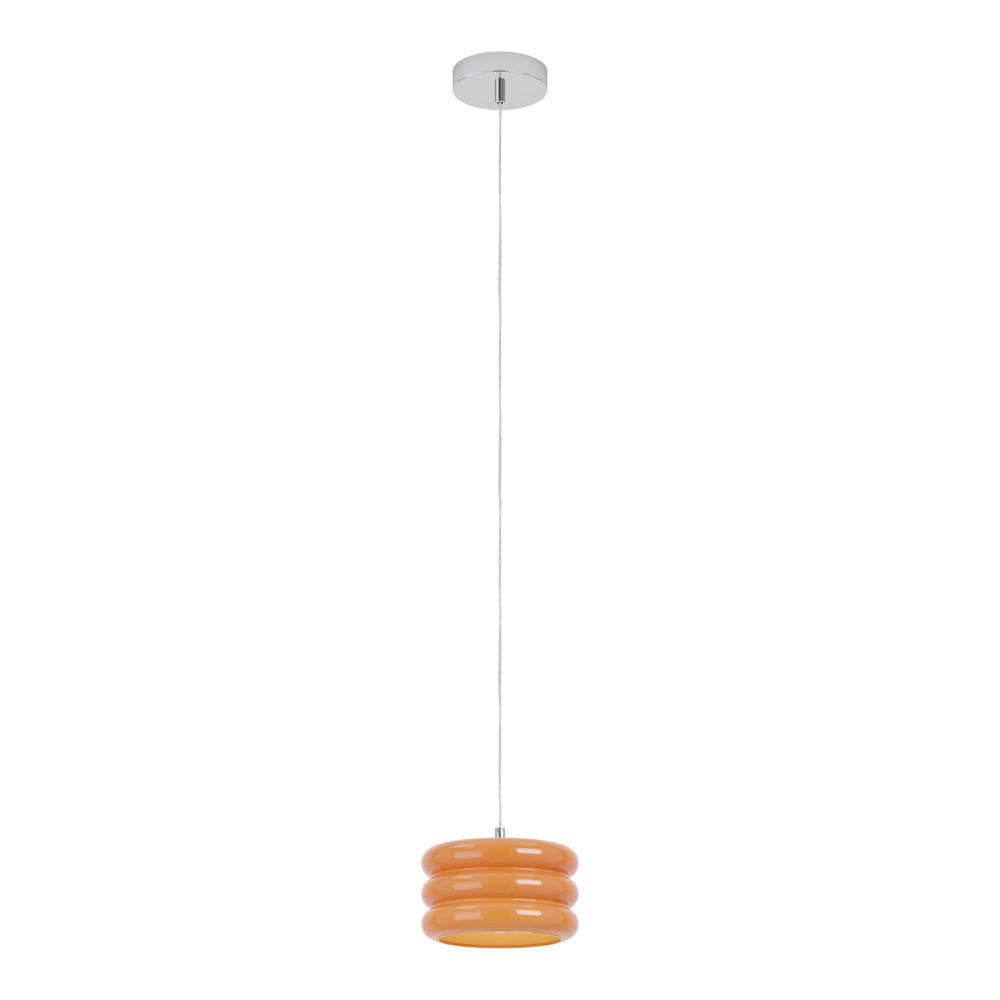 STROPNÍ ZÁVĚSNÉ SVÍTIDLO,  - oranžová, Basics, plast (0.75kg)