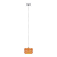 STROPNÍ ZÁVĚSNÉ SVÍTIDLO,  - oranžová, Basics, plast (0.75kg)