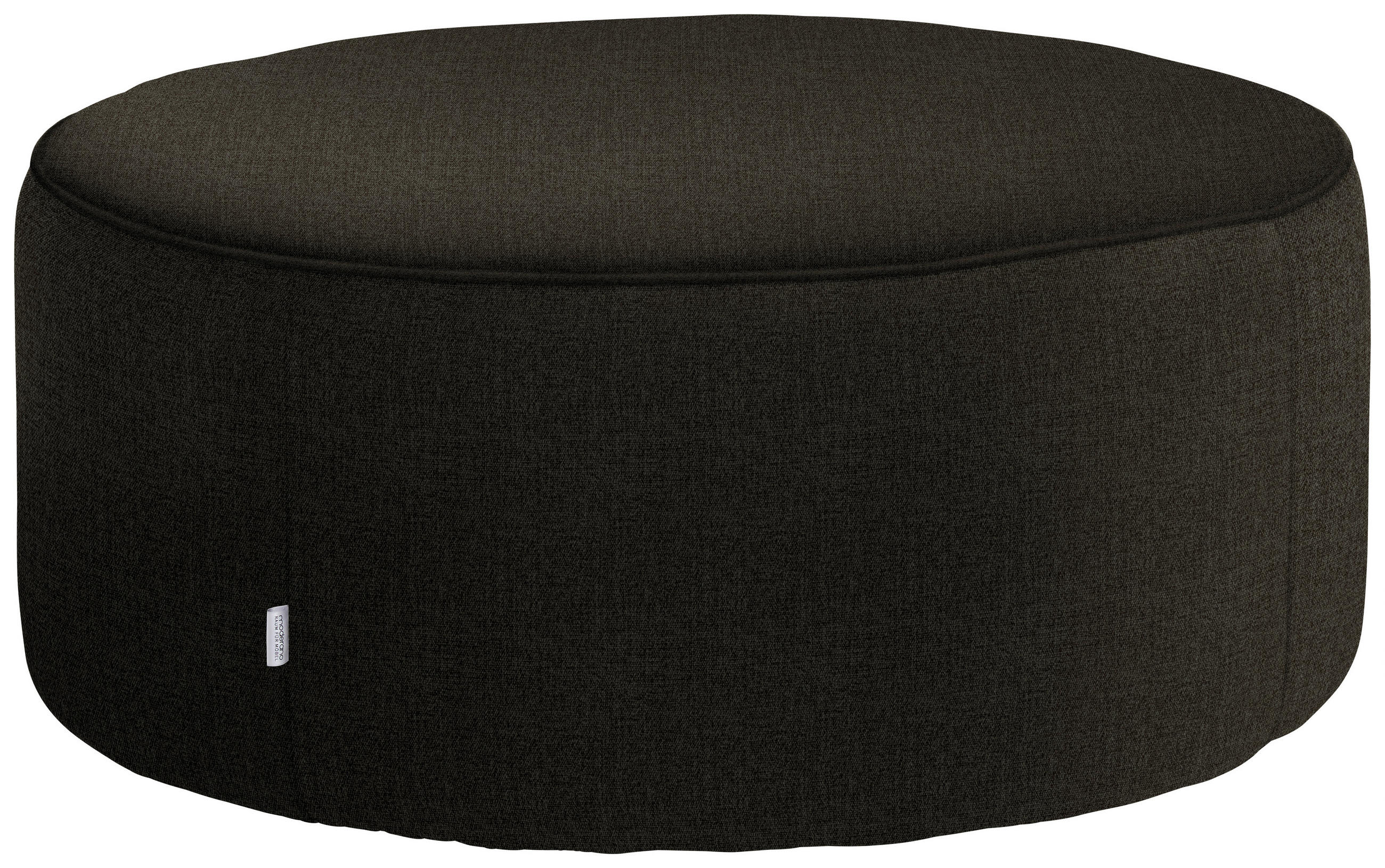 HOCKER in Textil Dunkelbraun  - Dunkelbraun, Design, Textil (80/33/80cm) - Belluti