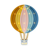 KINDERWANDLEUCHTE Sky 27/5.5/39 cm   - Multicolor, Natur, Holz (27/5.5/39cm)