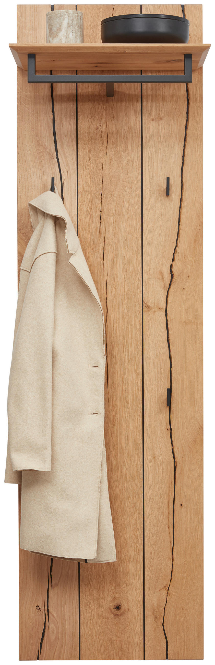 GARDEROBENPANEEL  in 51,9/186,7/37,1 cm  - Eichefarben, Design, Holz/Holzwerkstoff (51,9/186,7/37,1cm) - Dieter Knoll