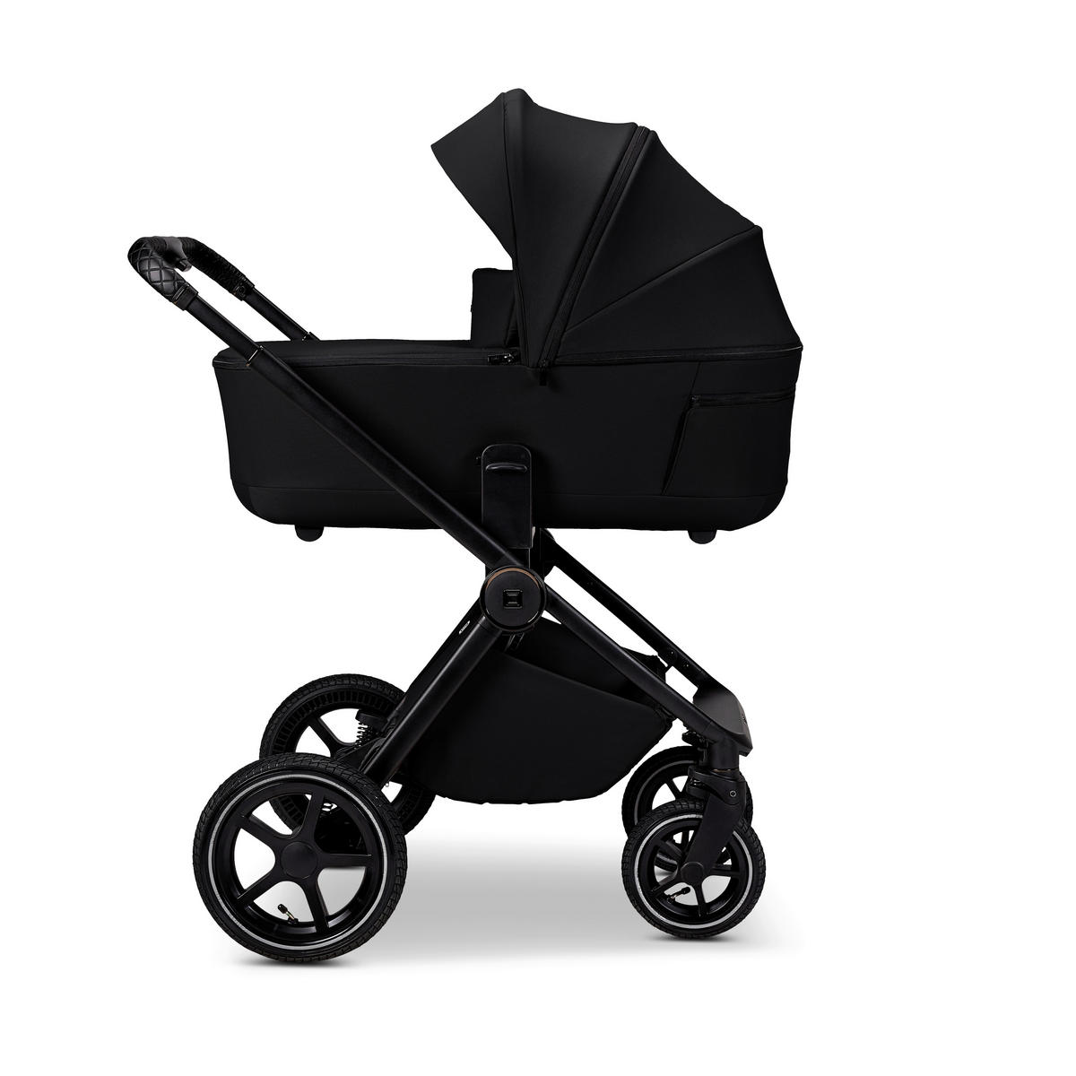 KOMBIKINDERWAGEN  Gio 2.0  Onyx  - Schwarz, Basics (84/61/114cm) - Moon