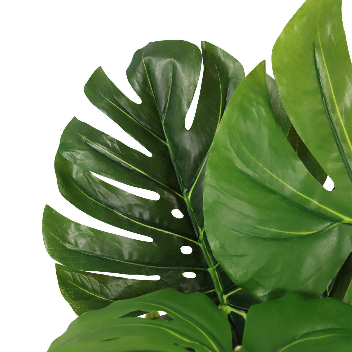 UMĚLÁ ROSTLINA monstera  - bílá/zelená, Moderní, plast (33/90/37cm) - MID.YOU