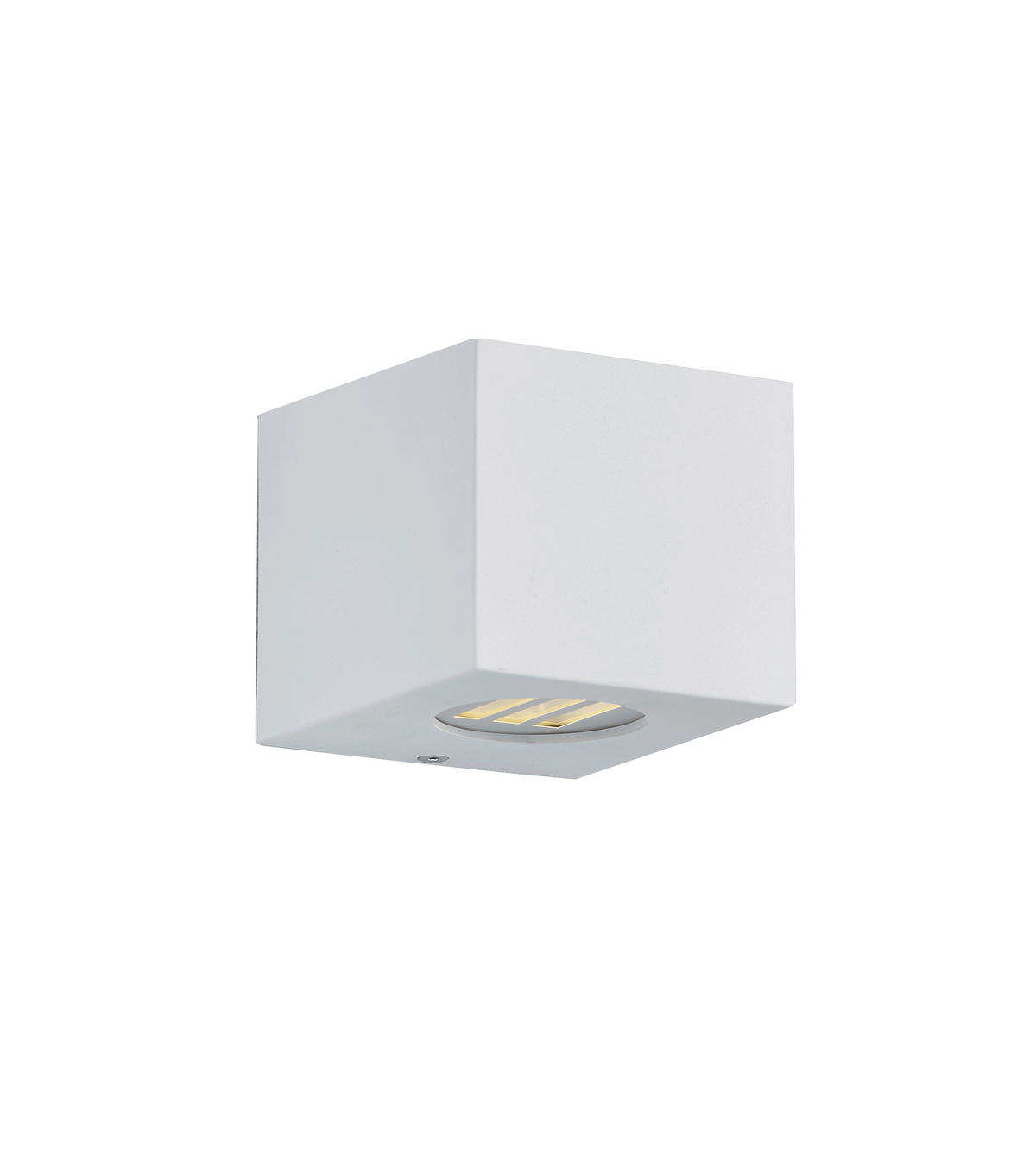 AUSSENWANDLEUCHTE - Weiss, Design, Kunststoff (9/10/10,5cm)