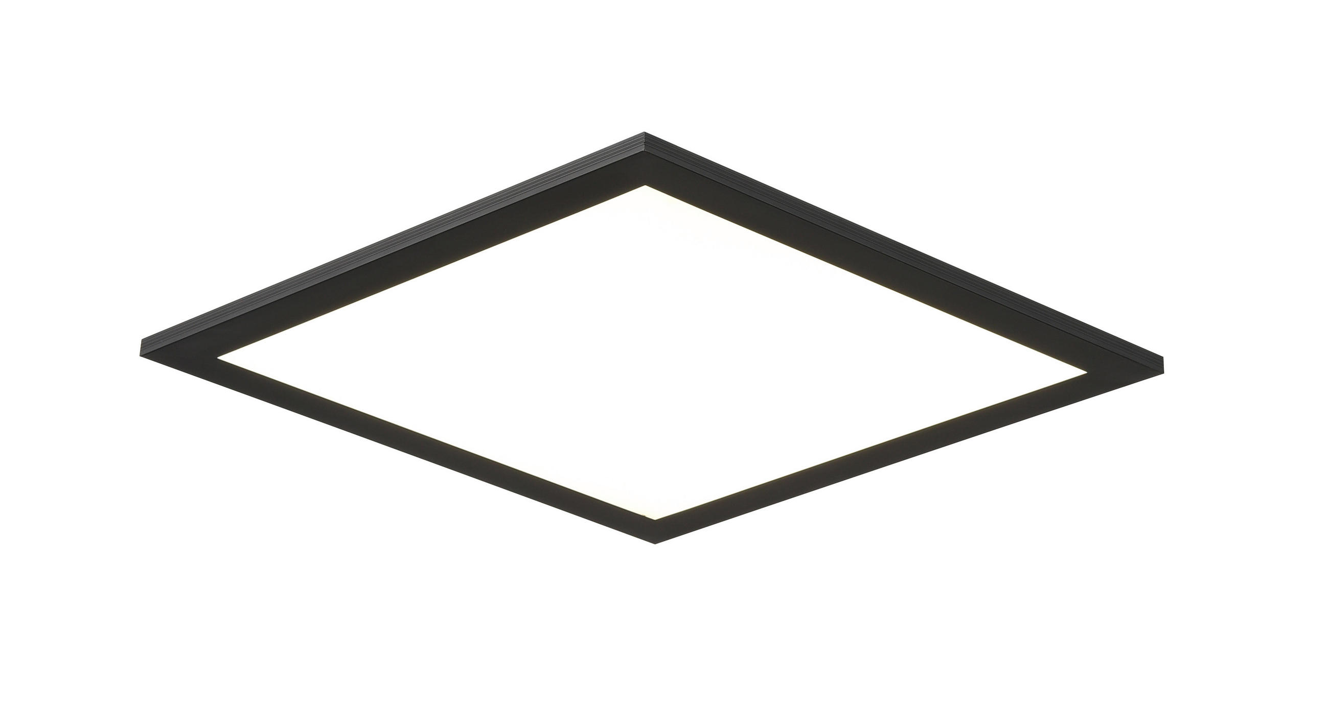 Panou Led 30/30/4,5 cm  - negru, Basics, plastic/metal (30/30/4,5cm) - Novel