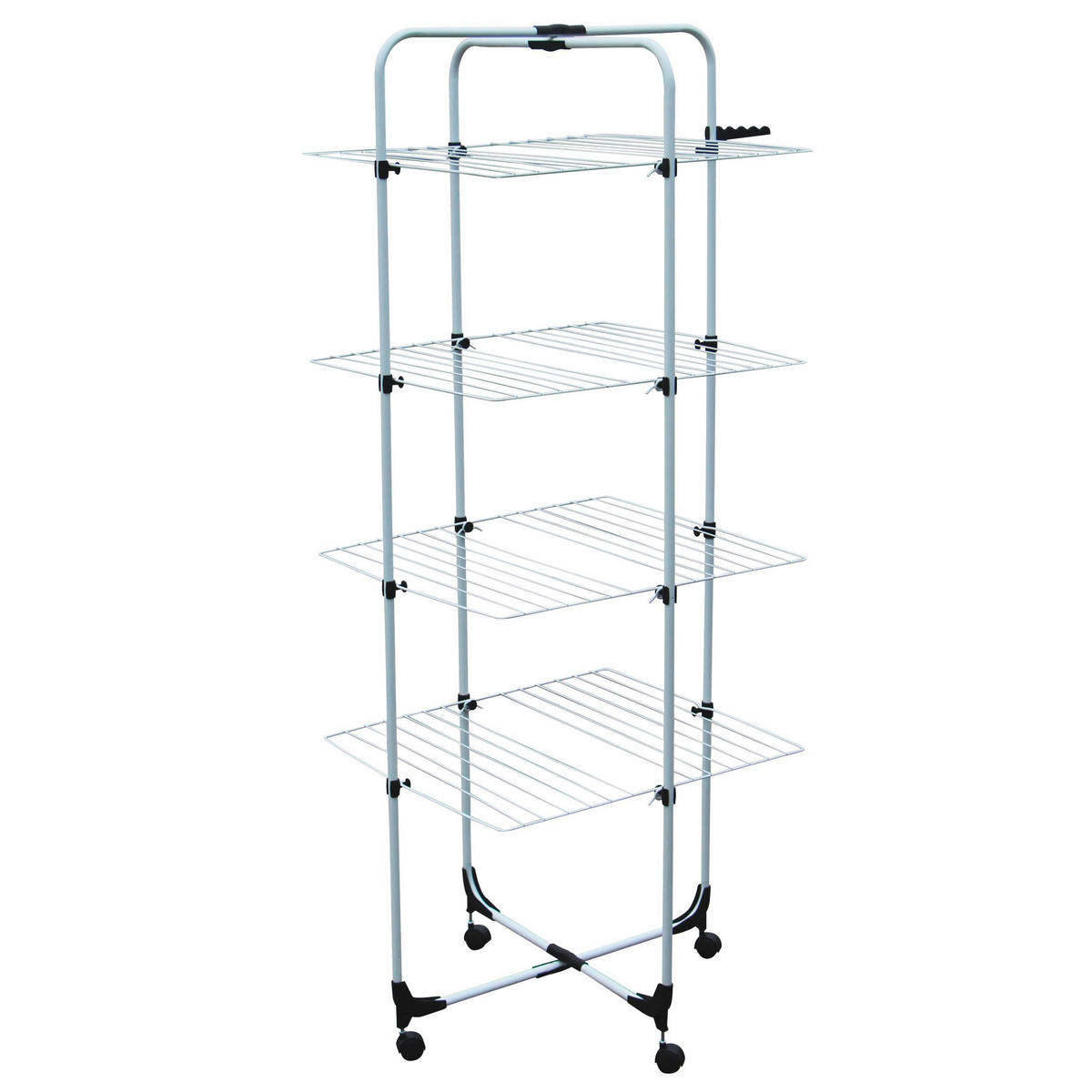 WÄSCHETROCKNER  - Weiß, Basics, Metall (70/176/61cm) - Spirella