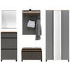 GARDEROBE 6-teilig  in 270/195/40 cm  - Eichefarben/Anthrazit, Design, Holz/Holzwerkstoff (270/195/40cm) - Dieter Knoll