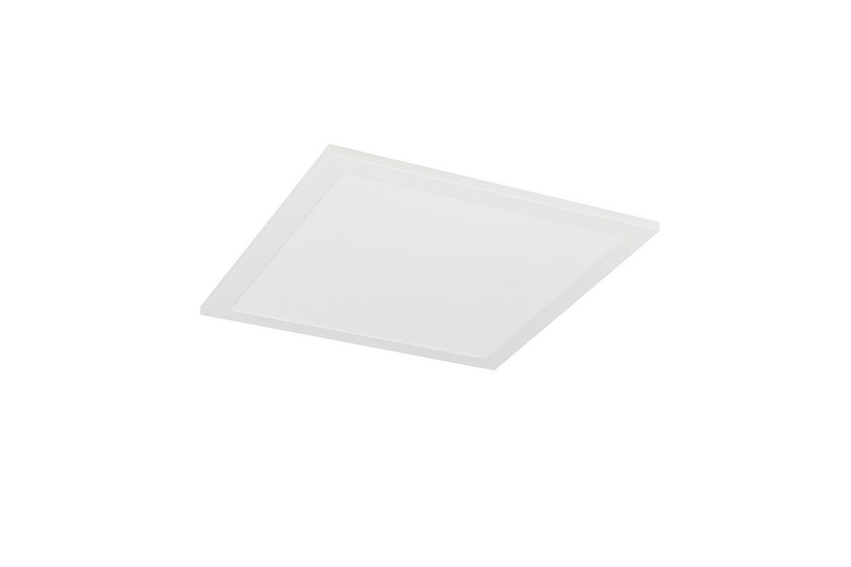 LED-DECKENLEUCHTE 29.5/6/29.5 cm   - Weiß, Basics, Metall (29.5/6/29.5cm)