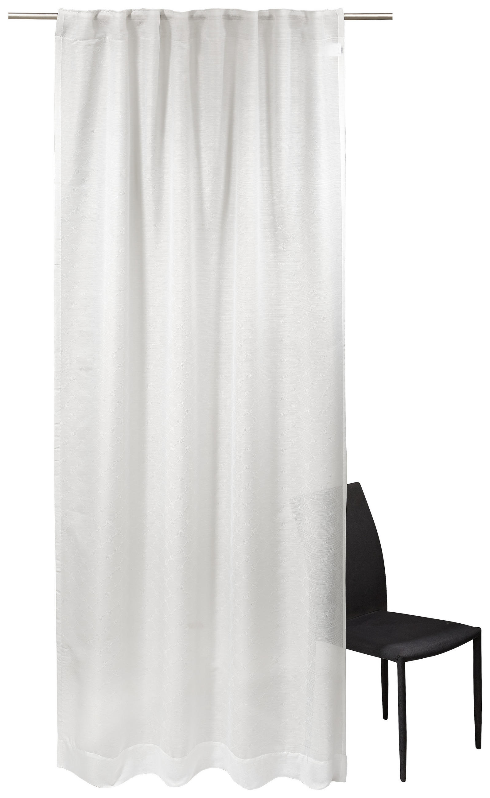 FERTIGVORHANG transparent  - Weiss, Basics, Textil (130/250cm) - Joop!