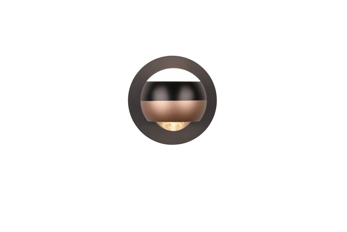 LED-WANDLEUCHTE - Schwarz, Design, Metall (13,5/10cm) - Trio Leuchten