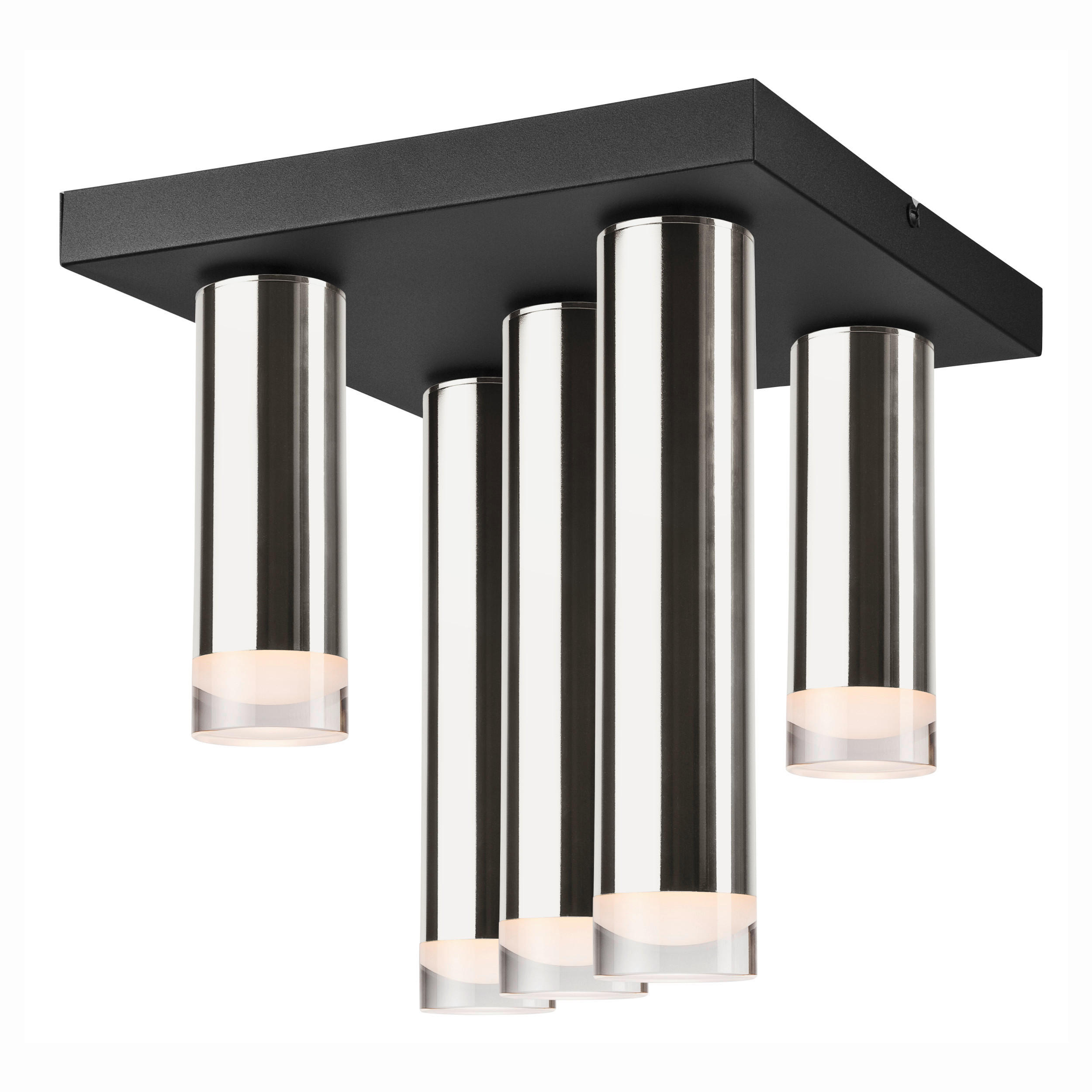 DECKENLEUCHTE Diego 30/6/32 cm   - Chromfarben, Design, Metall (30/6/32cm)