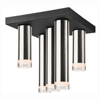 DECKENLEUCHTE    30/6/32 cm  - Chromfarben, Design, Metall (30/6/32cm)