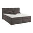 BOXSPRINGBETT Webstoff 180/200 cm INKL. Matratze, Topper - Anthrazit/Silberfarben, Design, Kunststoff/Textil (180/200cm) - Set one by Musterrin