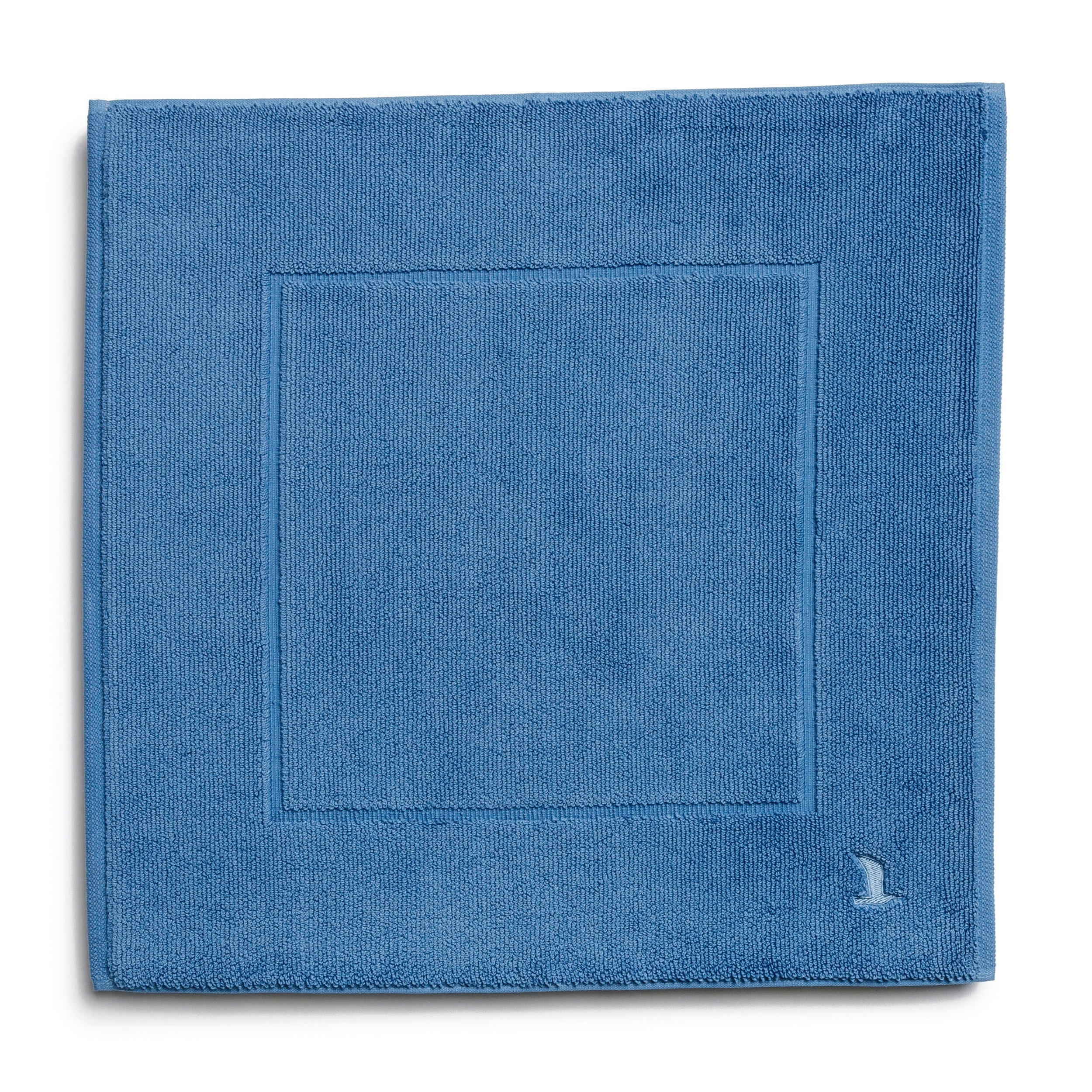 BADTEPPICH Superwuschel Blau 60/60 cm  - Blau, Basics, Textil (60/60cm) - Moeve