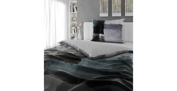 WENDEBETTWÄSCHE Satin 140/200 cm - Grau, Textil (140/200cm) - Novel