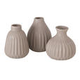 VASE  - Grau, Trend, Keramik (10/11.5cm) - Ambia Home