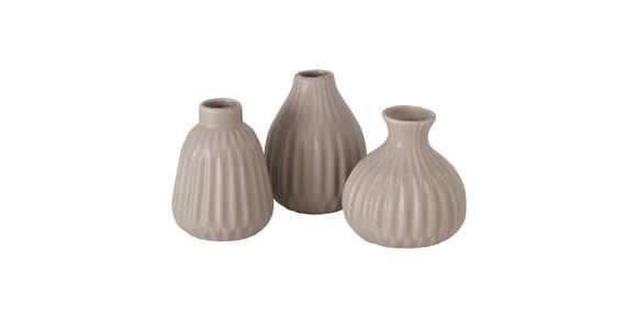 VASE  - Grau, Trend, Keramik (10/11.5cm) - Ambia Home