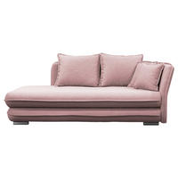 LIEGE in Flachgewebe Rosa  - Silberfarben/Rosa, Design, Kunststoff/Textil (224/84/99/107cm) - MID.YOU