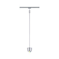 SCHIENENSYSTEM-HÄNGELEUCHTE URail Tyros 10,0/130 cm   - Chromfarben, Basics, Kunststoff (10,0/130cm) - Paulmann