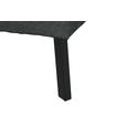 ECKSOFA in Webstoff Anthrazit  205/280 cm  - Anthrazit/Schwarz, Design, Textil/Metall (205/280cm) - Xora