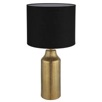 TISCHLEUCHTE - Weiss/Goldfarben, Basics, Keramik/Kunststoff (30,5/61cm) - Globo