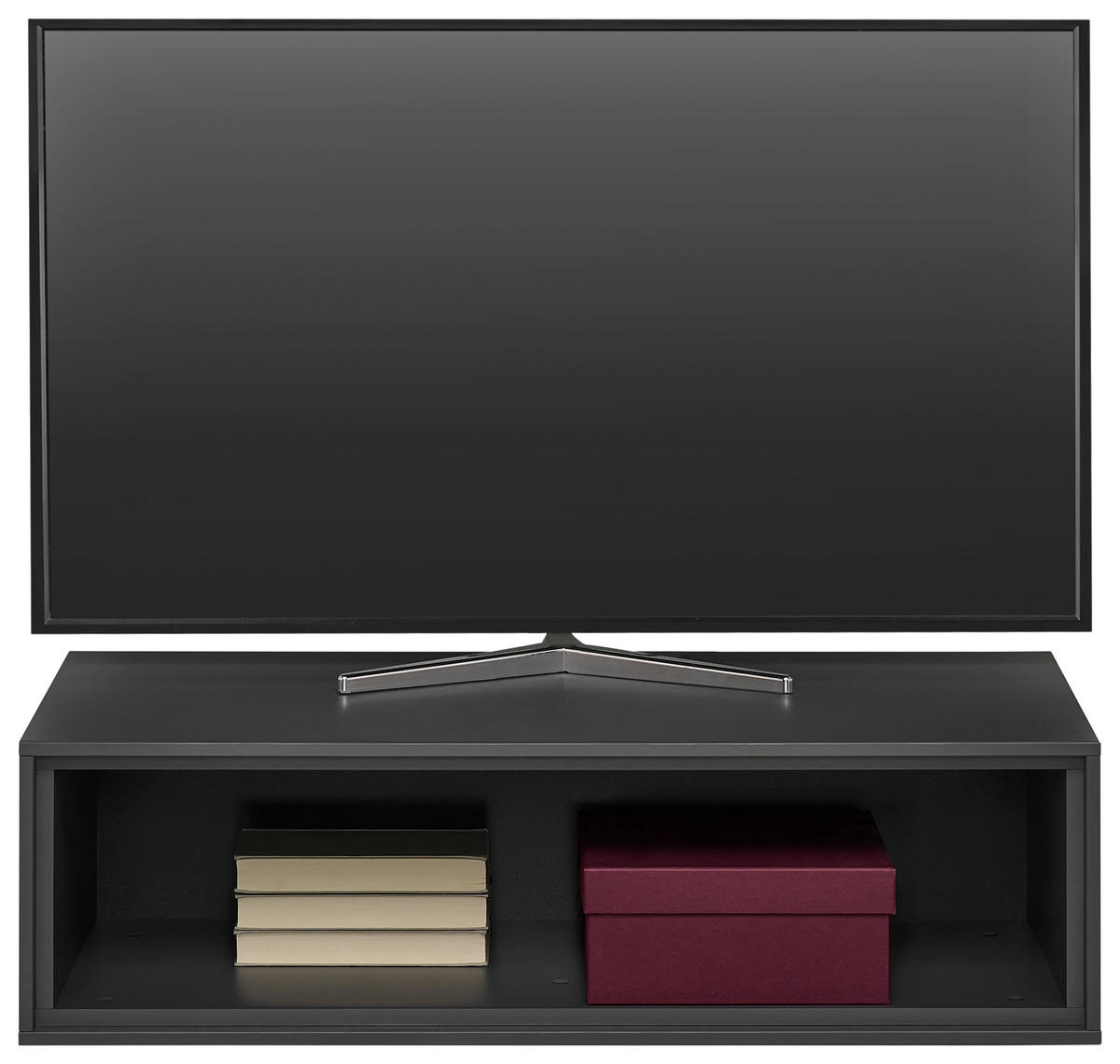 TV-ELEMENT Graphitfarben  90,9/26/40 cm  - Graphitfarben, Design, Holzwerkstoff (90,9/26/40cm) - home24