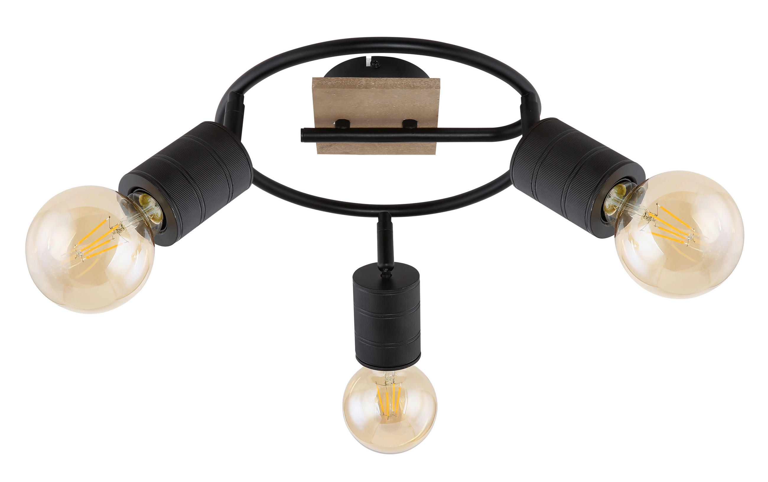 STRAHLER Josella 29/18 cm   - Dunkelbraun/Schwarz, Design, Holz/Metall (29/18cm) - Globo