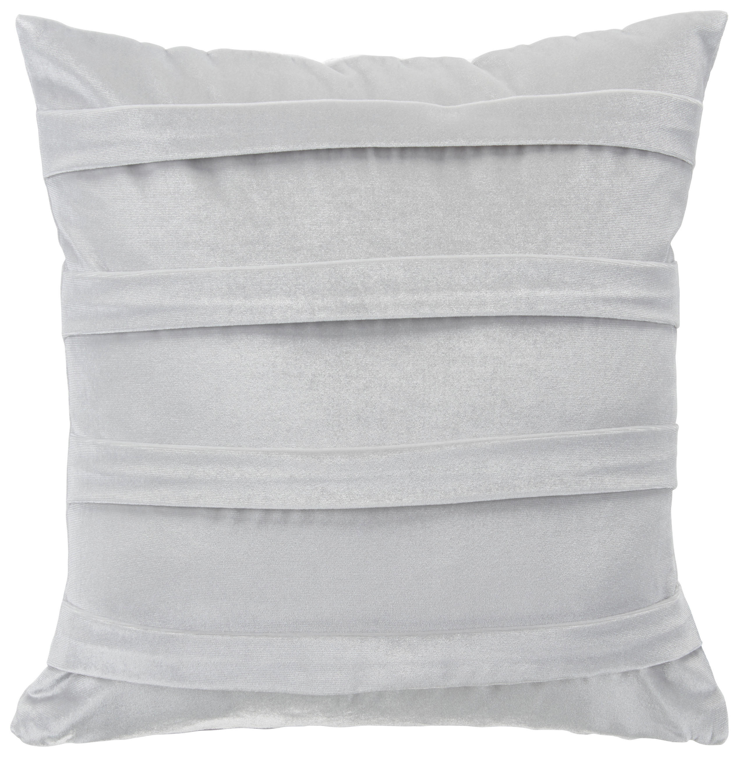 POŤAH NA VANKÚŠ  45/45 cm - strieborná, Trend, textil (45/45cm) - Novel