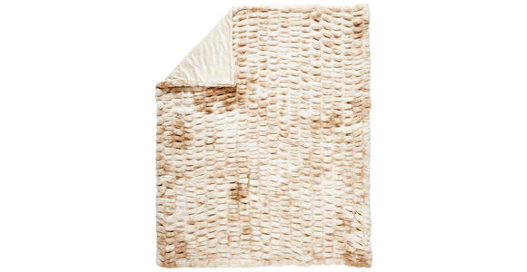 FELLDECKE BENGAL 150/200 cm  - Beige/Naturfarben, Basics, Textil (150/200cm) - Novel