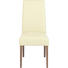 STUHL in Holz, Leder Creme, Nussbaumfarben - Nussbaumfarben/Creme, Design, Leder/Holz (46/107/62cm) STUHL in Holz, Leder Creme, Nussbaumfarben - Nussbaumfarben/Creme, Design, Leder/Holz (46/107/62cm)