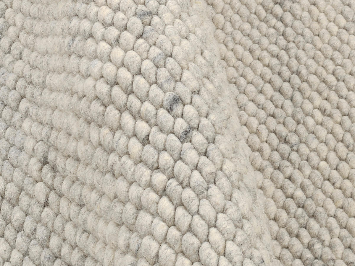 HANDWEBTEPPICH 160/230 cm Hellgrau  - Hellgrau, Basics, Textil (160/230cm) - Linea Natura