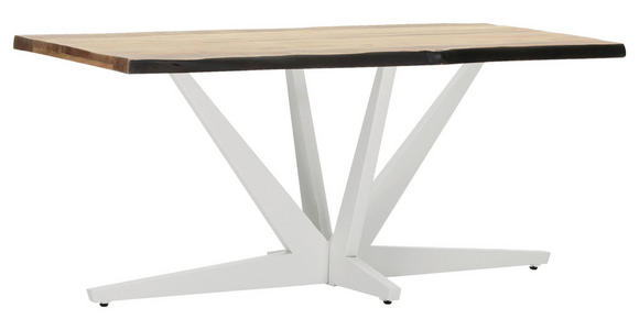 TISCHGESTELL Weiß   - Weiß, Design, Metall (160/80/73cm) - Landscape