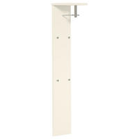 GARDEROBENPANEEL  in 33/167/31 cm  - Sandfarben/Chromfarben, Design, Holzwerkstoff/Metall (33/167/31cm) - Moderano