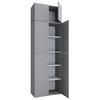 AKTENSCHRANK 70/223/39 cm  - Grau, Modern, Holzwerkstoff (70/223/39cm) - MID.YOU