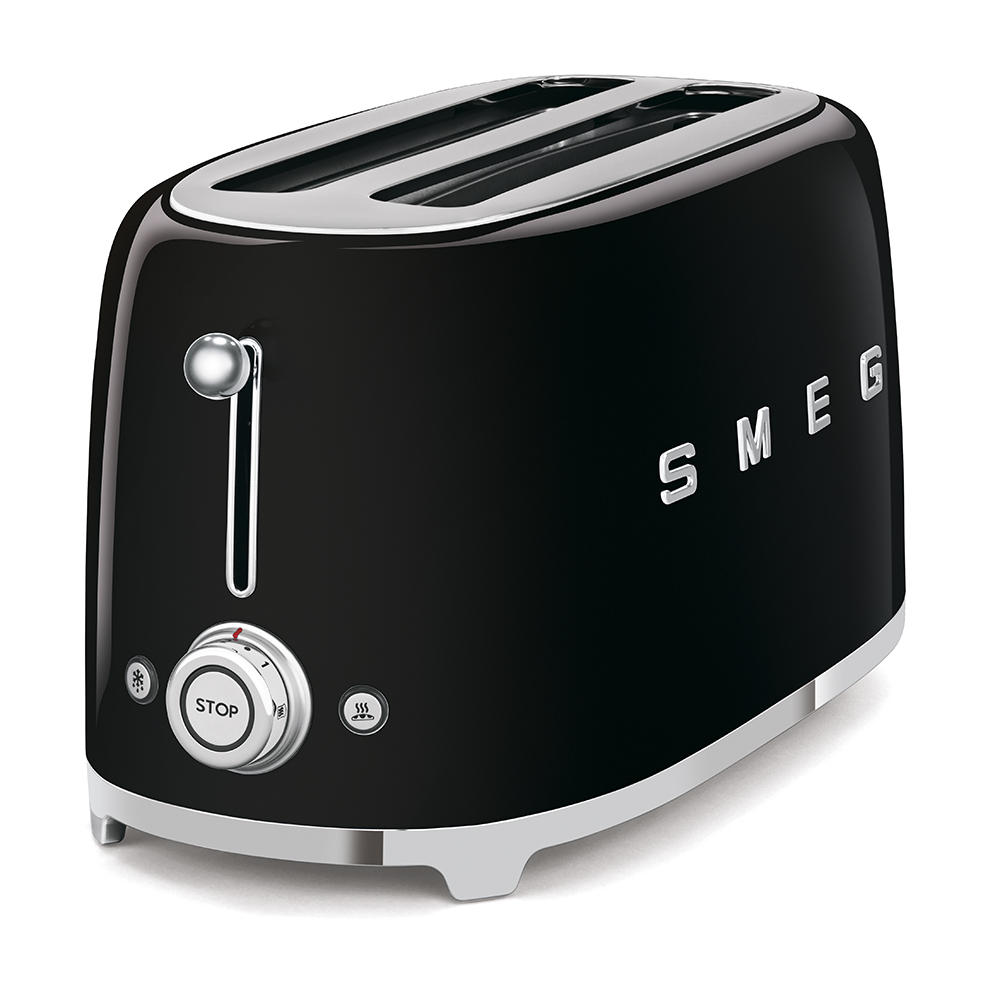 TOASTER  - Schwarz, Basics, Metall (41/21,5/20,8cm) - SMEG