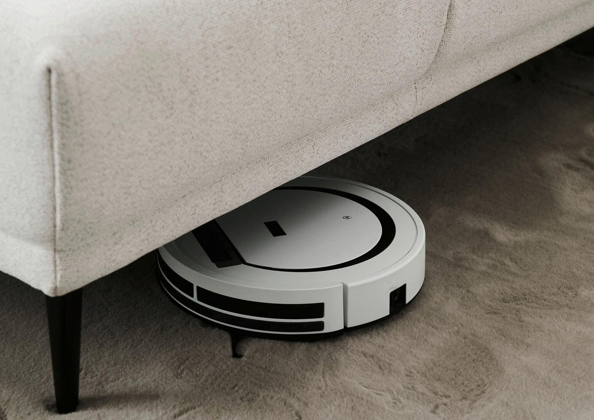 ECKSOFA Dieter Knoll Beige Chenille  - Beige/Schwarz, Design, Textil/Metall (254/303cm) - Dieter Knoll